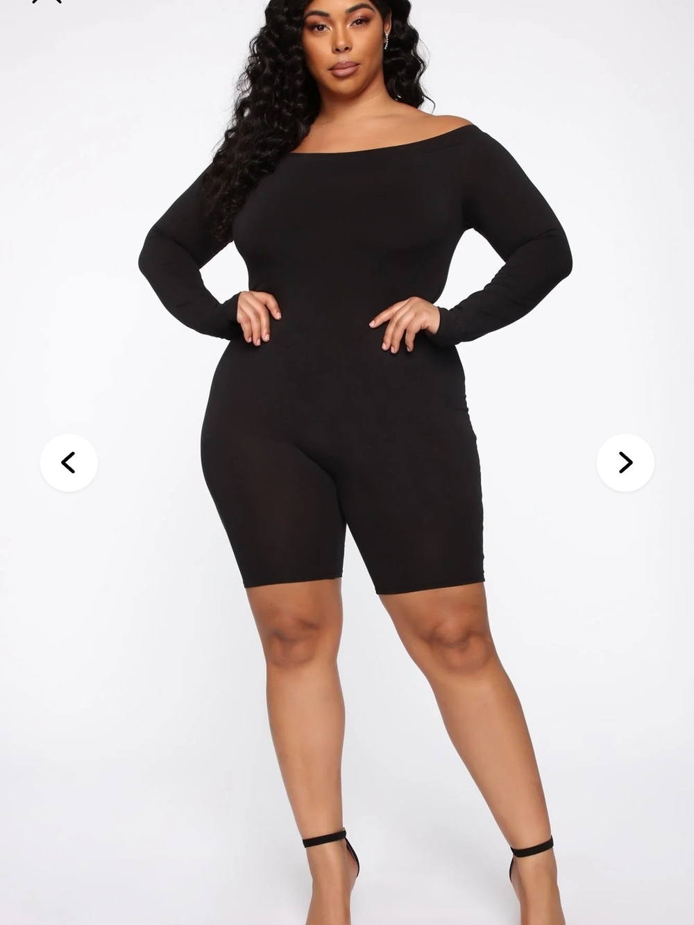 Fashion Nova In The Funk Short Romper Size 1X NWT